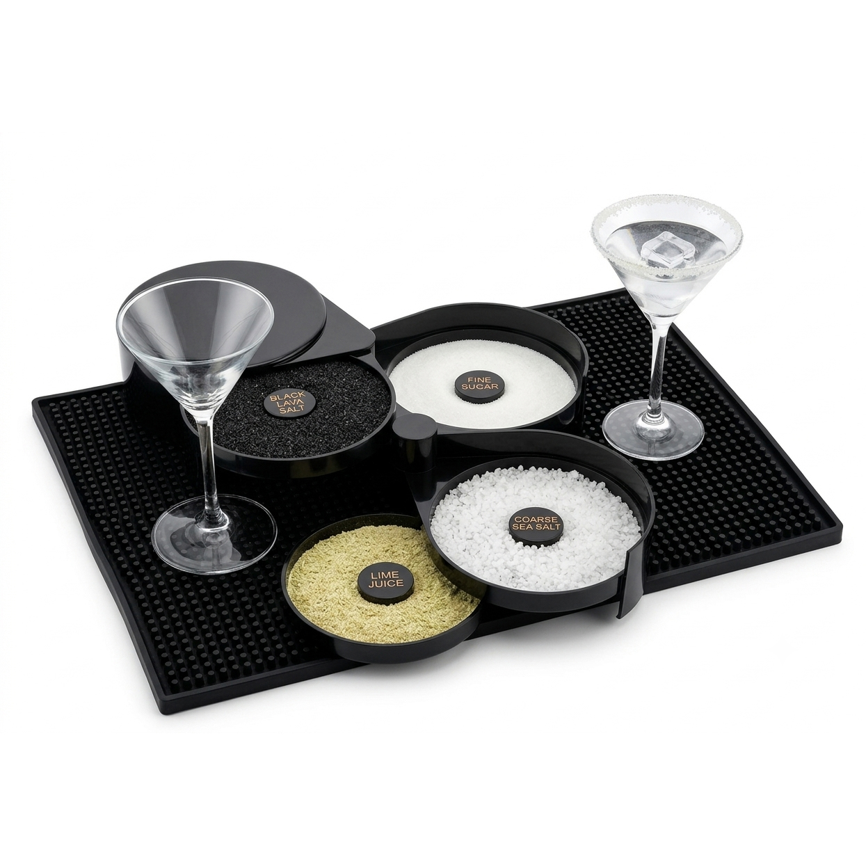 Bar Organizer und Glass Rimmer