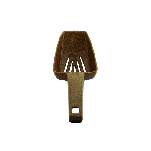 Eisschaufel Eco-Holz 10 oz mit Abtropflöchern
