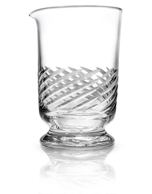 Rührglas Kashiwa 700 ml von Lumian, aus Glas mit Rillen