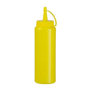 Quetschflasche 350 ml gelb mit schmaler Spitze
