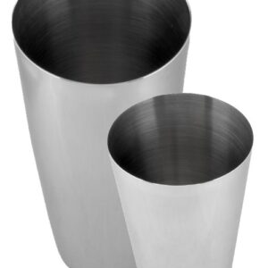 Cocktail Shaker Boston Set, Tin 28 oz und Half Tin 20 oz aus Edelstahl 18/10