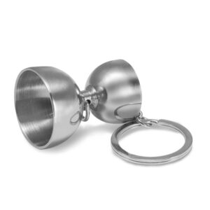 Schlüsselanhänger Giove in Silber glänzend, Miniatur des Jiggers Giove