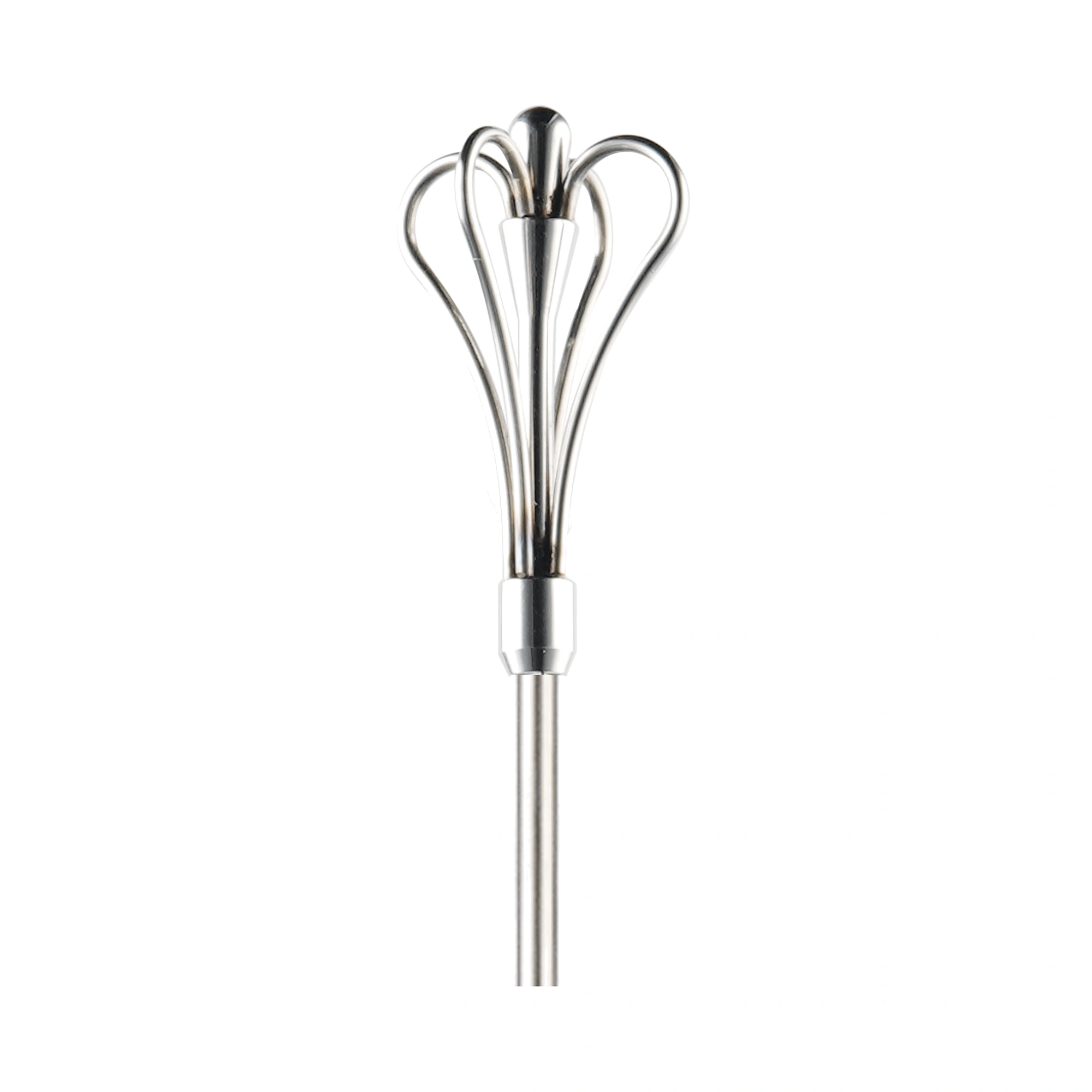 Barlöffel Swizzle glatt von The Bars mit Krone aus vier Bögen und rundem, glattem Stiel, 45 cm