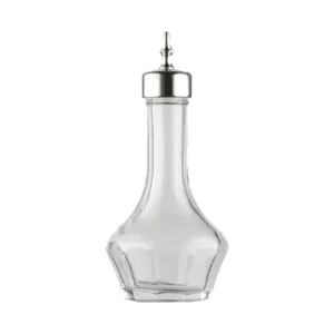 Bitter Bottle 50 ml aus Glas mit montiertem Dash Pourer aus Edelstahl