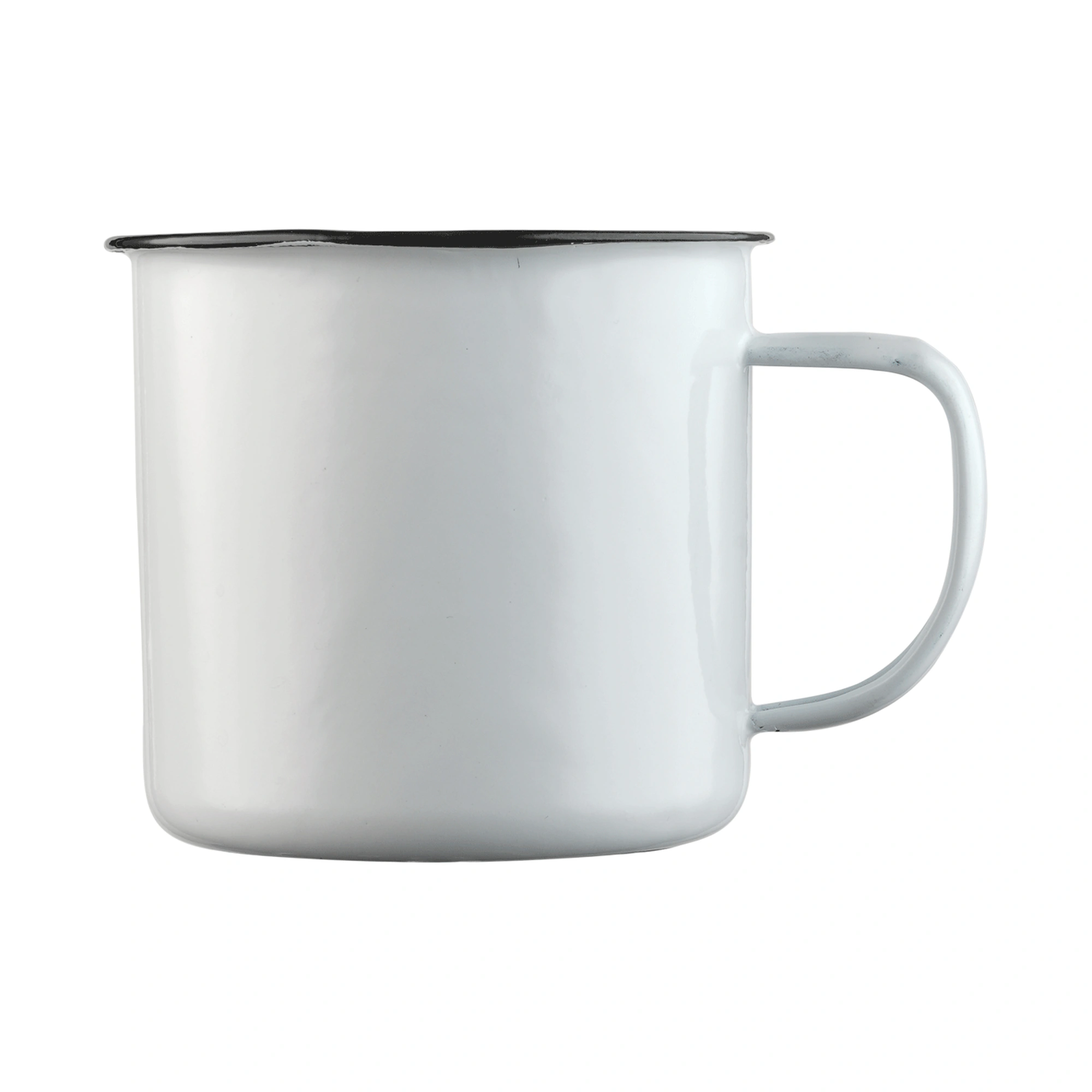 Emaille Becher weiß 450 ml, Ansicht 2
