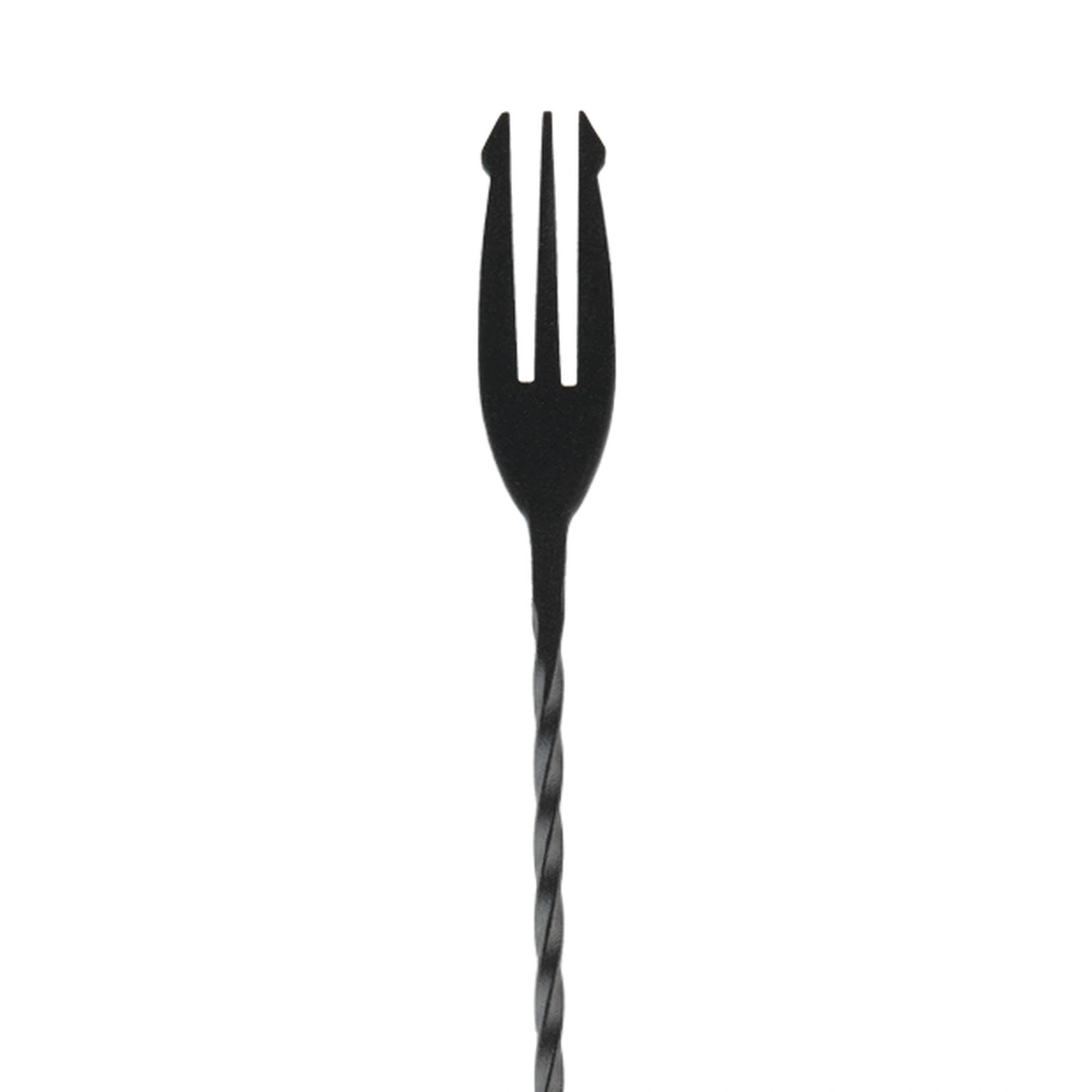Barlöffel Nettuno schwarz 45 cm mit Dreizack
