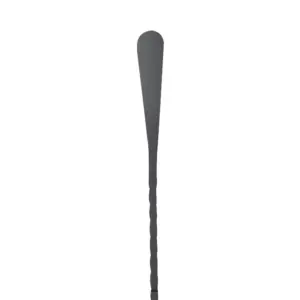 Barlöffel Hoffman 45 cm aus Edelstahl, schwarz