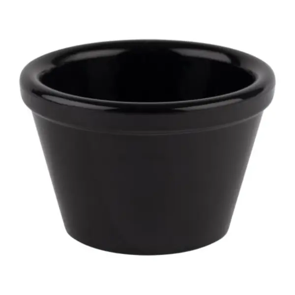 Snackschälchen Friendly von APS, konisch, schwarz, aus recyceltem PET, Ø 6 cm, 4 cm hoch, 50 ml