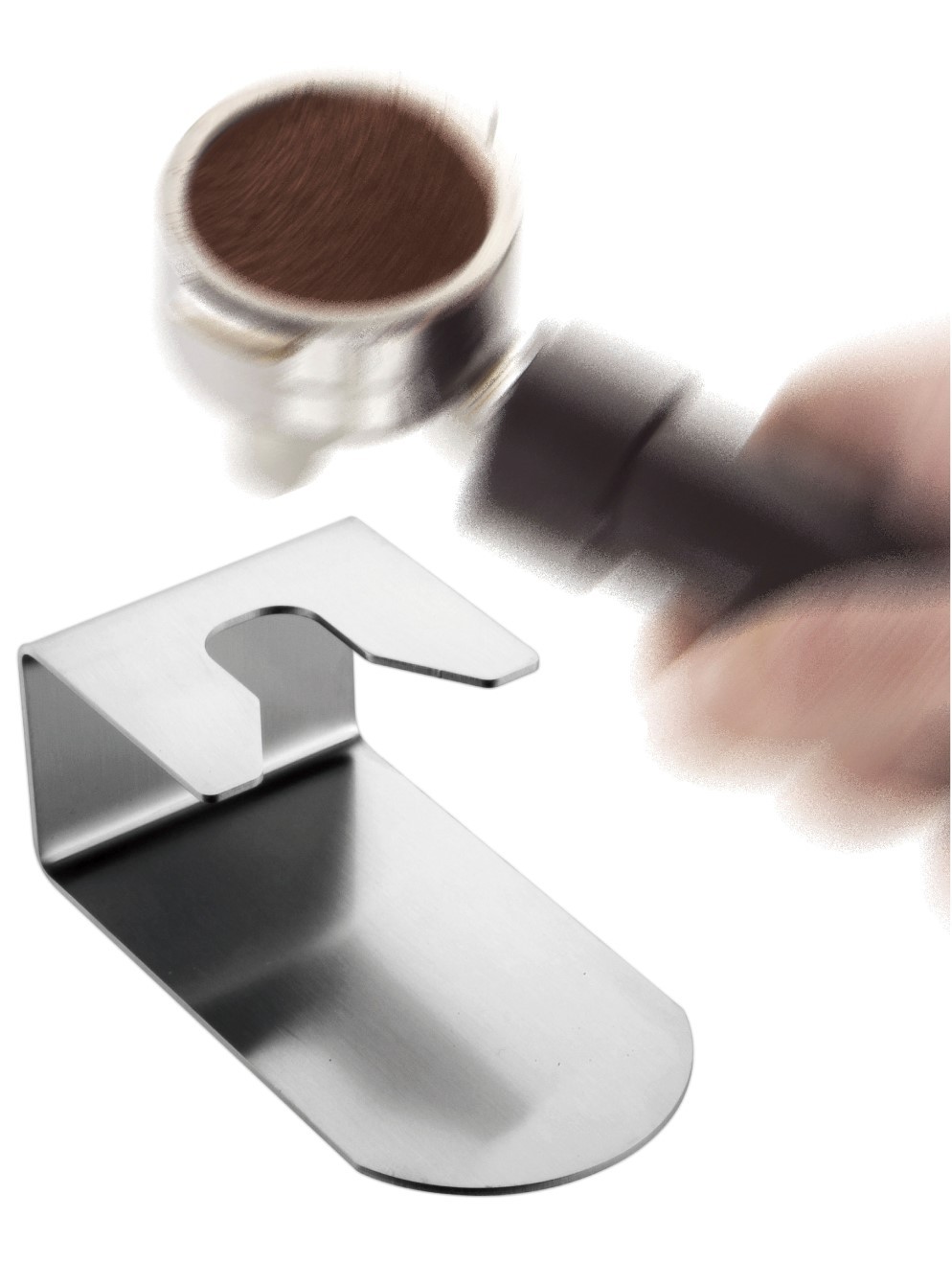 Βάση portafilter ανοξείδωτη Motta, 11 x 8 x 4 cm, φωτογραφία 2