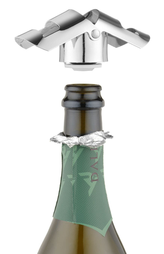 Πώμα για σαμπάνια και Prosecco από ανοξείδωτο και σιλικόνη, φωτογραφία 6