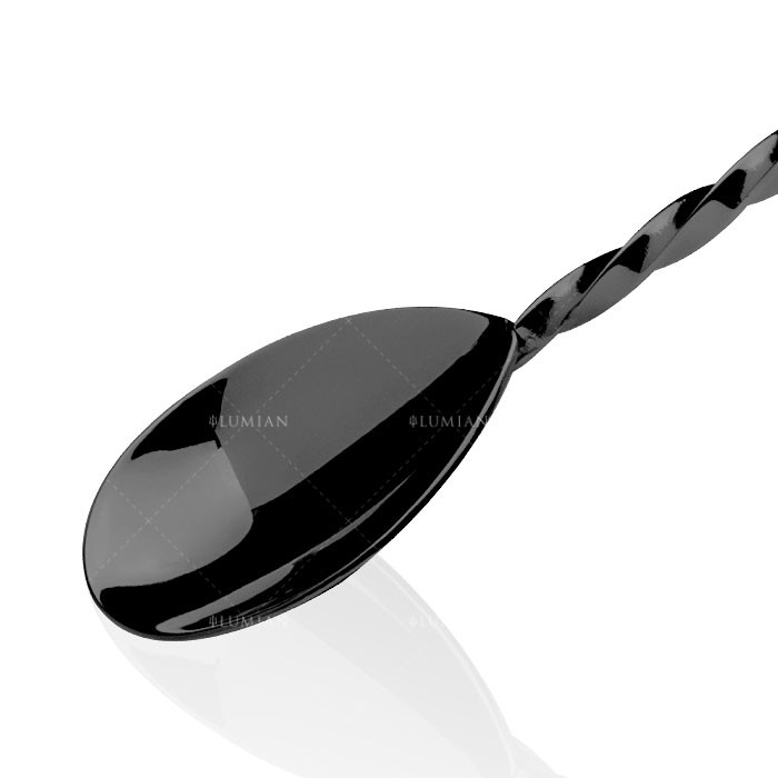 Κουτάλι μπαρ Muddler Lumian ανοξείδωτο 18/10, 28 cm με σπειροειδή λαβή, 5 φινιρίσματα, φωτογραφία 8
