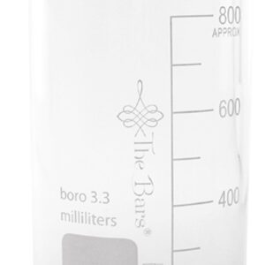 Δοχείο ανάδευσης Becher (mixing glass) γυάλινο 800 ml με ενδείξεις
