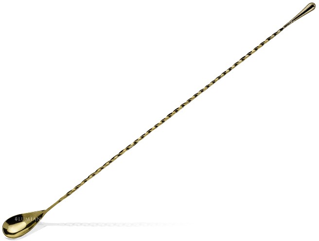 Κουτάλι μπαρ Drop 40 cm με σπειροειδή λαβή και γλωσσίδα, 5 φινιρίσματα, φωτογραφία 4