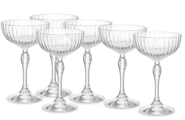 Ποτήρι coupe America 220 ml από φυσητό γυαλί, συσκευασία 6 τεμαχίων
