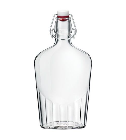 Μπουκάλι φλασκί γυάλινο 500 ml με αεροστεγές πώμα