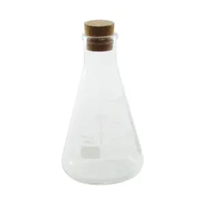 Κωνική φιάλη 150 ml με πώμα από φελλό, βοριοπυριτικό γυαλί 3.3