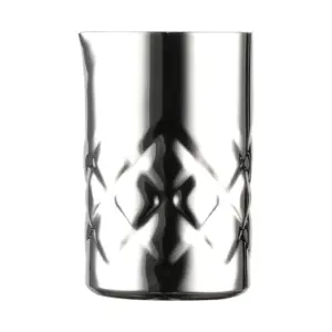 Μεζούρα ποτών Iron The Bars ανοξείδωτη, 15, 30, 45 και 60 ml, σχέδιο με ρόμβους