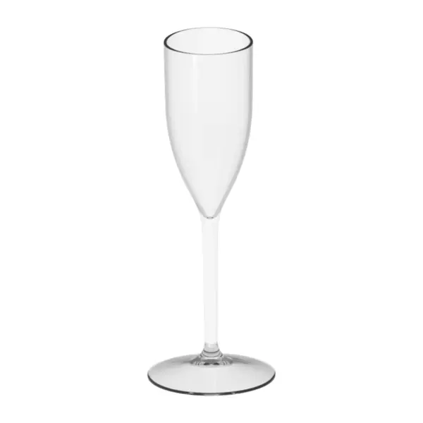 Πλαστικά ποτήρια σαμπάνιας Glam 110 ml (flute) από Tritan, συσκευασία 6 τεμαχίων
