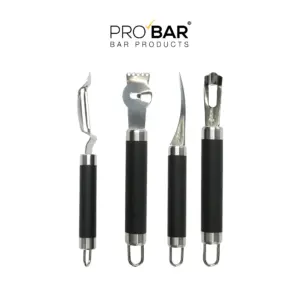 Σετ zester 4 τεμαχίων The Bars, ανοξείδωτα με λαβή από SBC