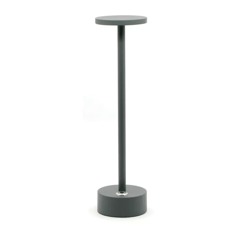 Επιτραπέζιο φωτιστικό Eclaire Lite γκρι 30 cm, LED επαναφορτιζόμενο