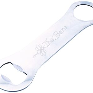 Flesopener RVS 18,5 cm uit één stuk
