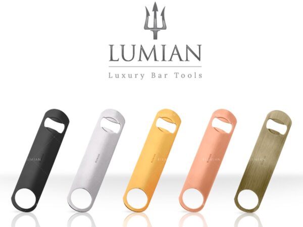 Flesopener Lumian 18 cm van geplateerd staal