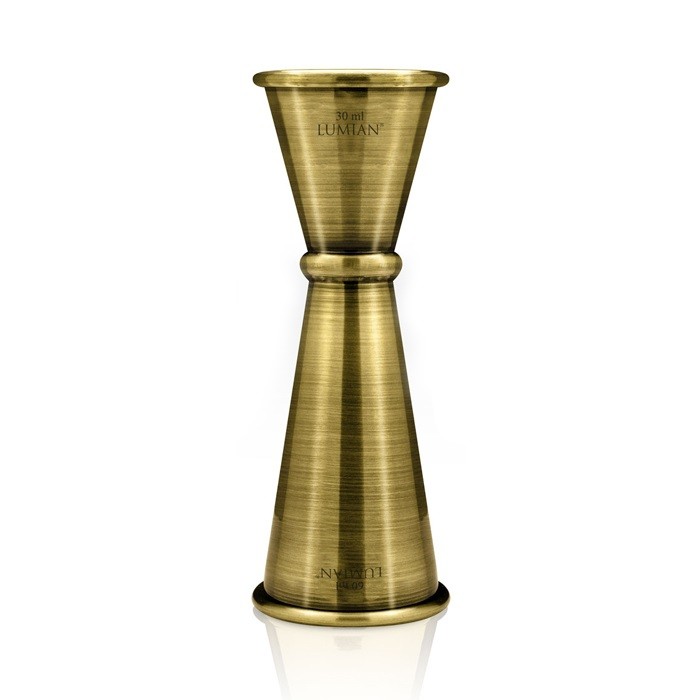 Japanse jigger Lumian, maat- en afwerkingsvariant