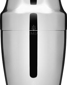 Cobbler shaker Kenta 500 ml RVS 18/10, 3 delen, 5 afwerkingen - Zilver