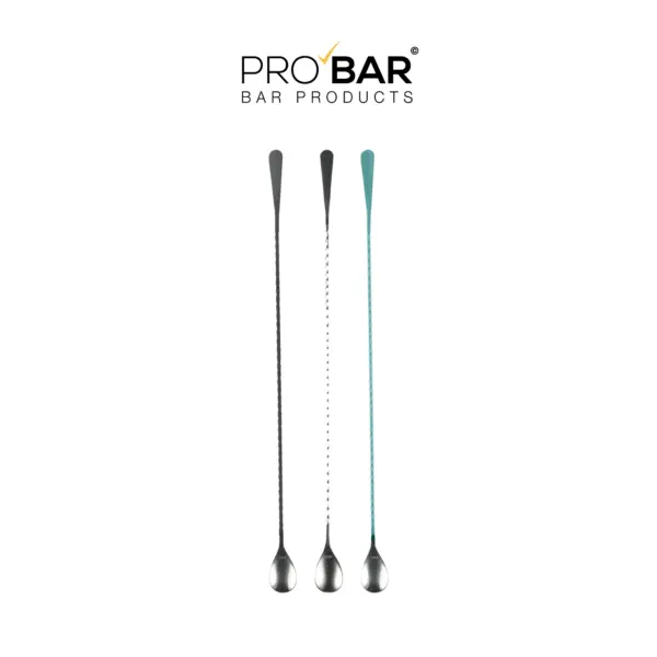 Cocktaillepel Hoffman 45 cm RVS, drie afwerkingen