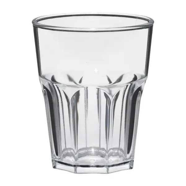 Kunststof glazen Granity Clear 290 ml in transparant SAN