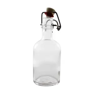 Beugelfles glas 100 ml, luchtdichte sluiting, voor infusies