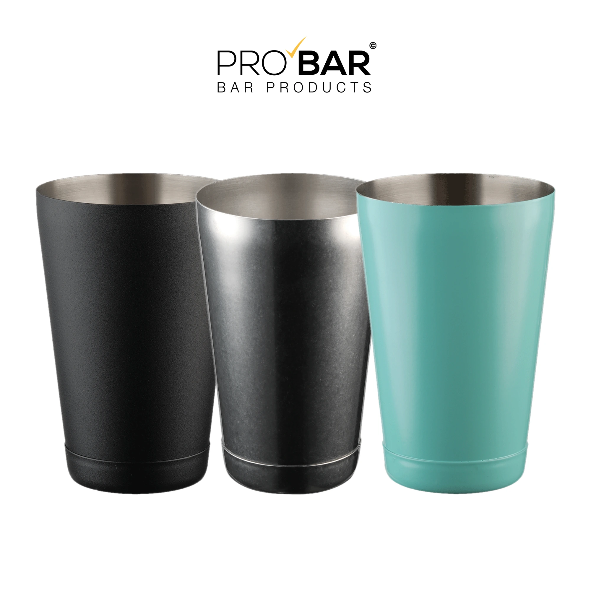 Half tin 20 oz in drie afwerkingen: mat zwart, Vintage en Tiffany