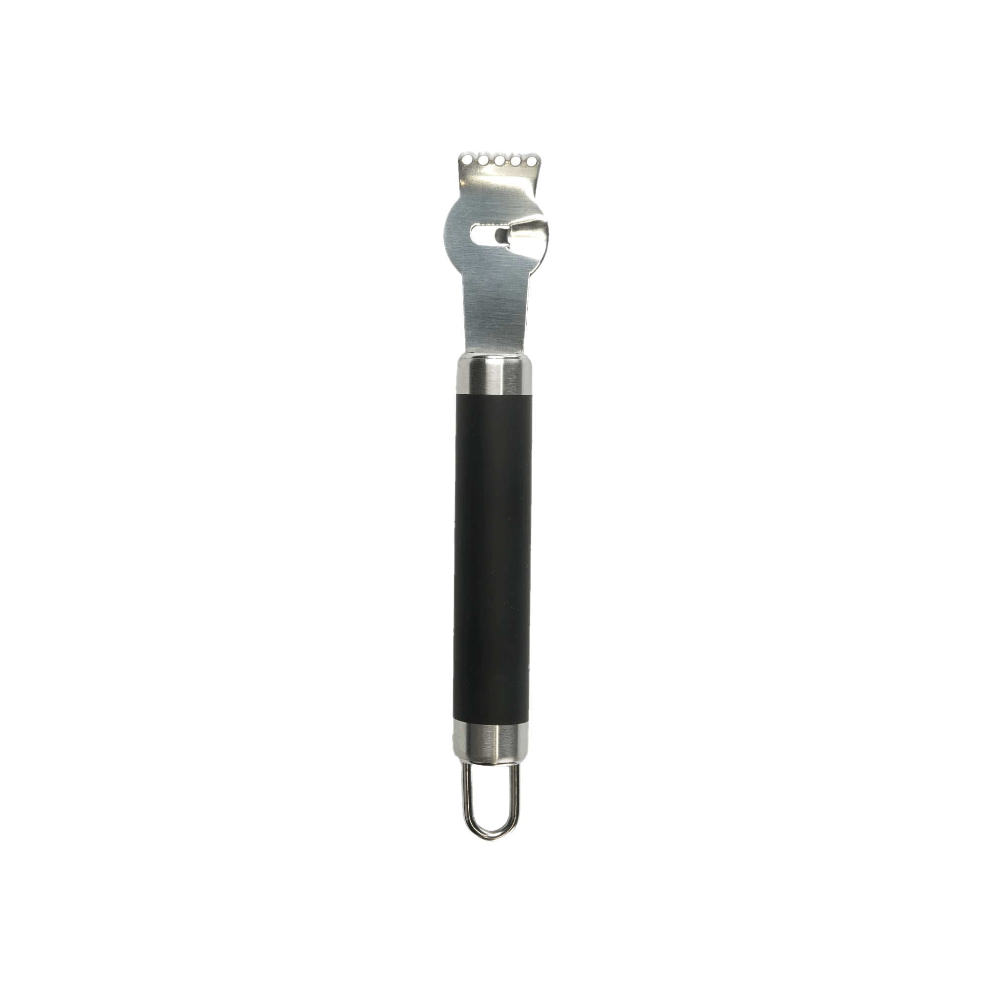 Citroen zester klein van 16,5 cm, roestvrij staal met kunststof handvat, code DT002