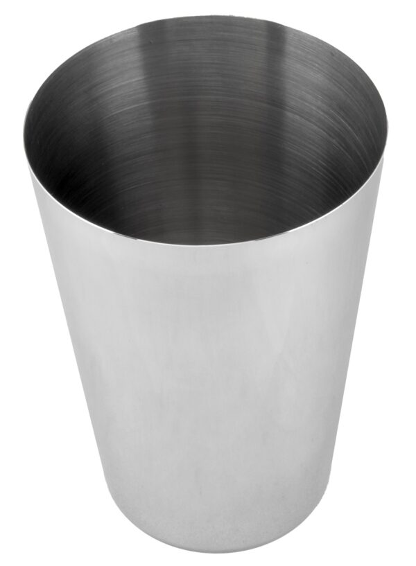Coqueteleira Boston 20 oz half tin em aço inoxidável 18/10, sem fundo reforçado