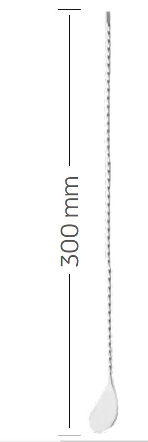 colher de bar 30 cm, pormenor da concha