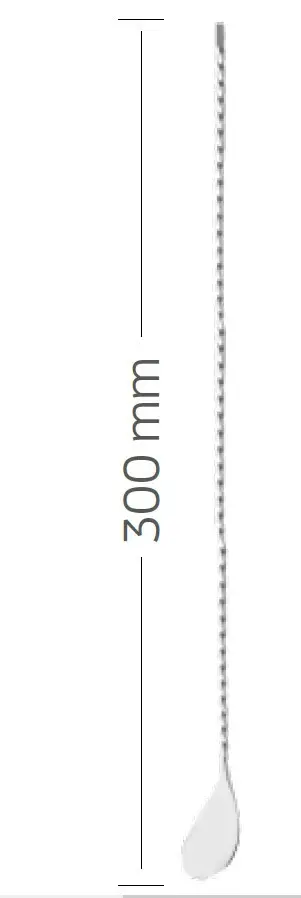 colher de bar 30 cm, pormenor da concha