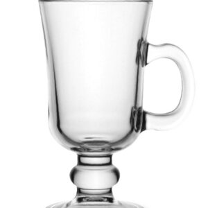 Copo Irish Coffee 23 cl em vidro com asa, 16,5 x 12 x 12 cm