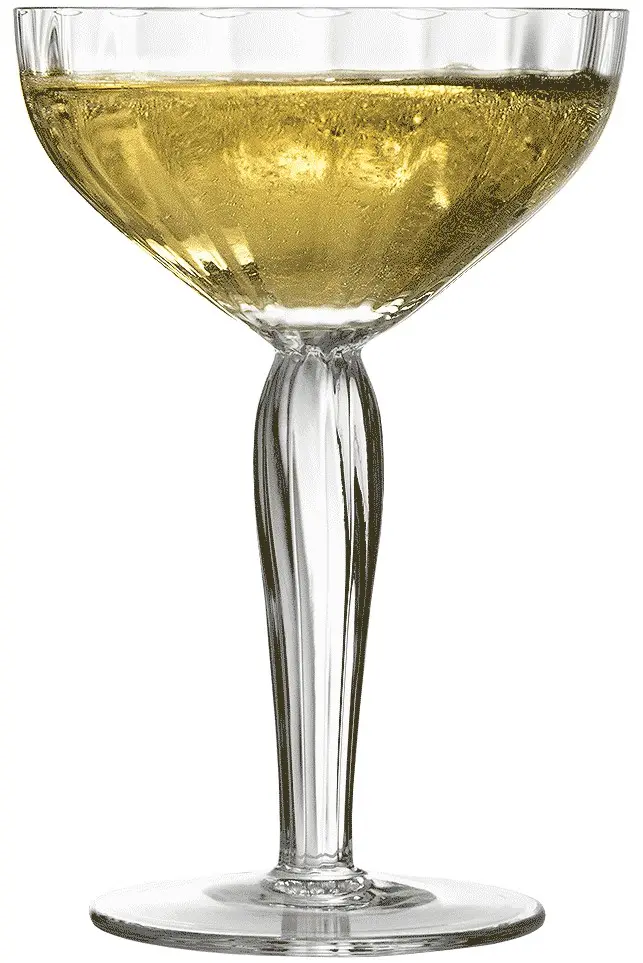 Taça coupe Castello Vintage vista de lado, 18 cm de altura