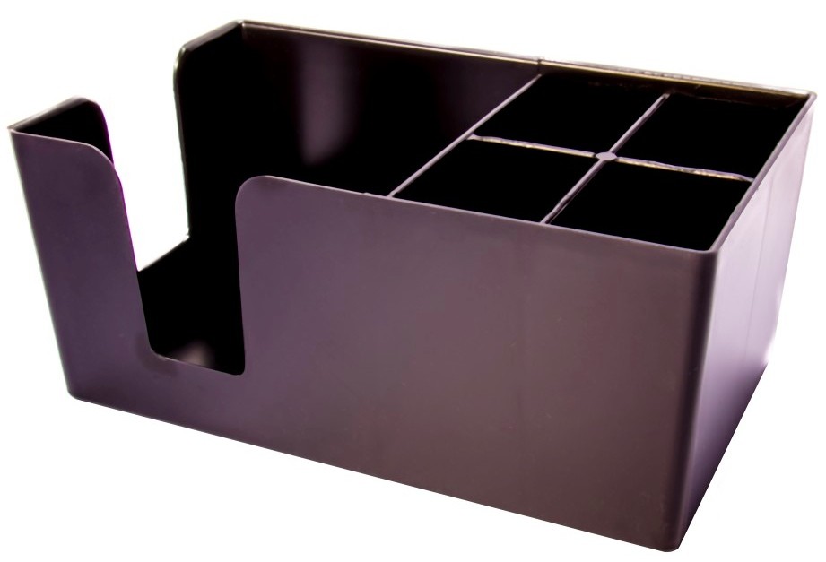 organizador de bar, espaço para guardanapos de 12 x 12 cm