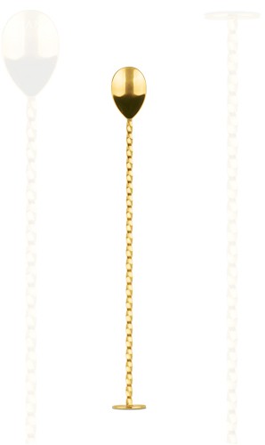 colher de bar Lumian 28 cm para o copo de serviço