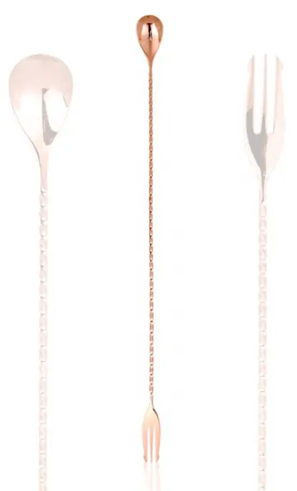 Colher de bar tridente Lumian de 40 cm para mexer