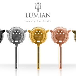 coador Lumian em inox com duas abas de apoio e mola