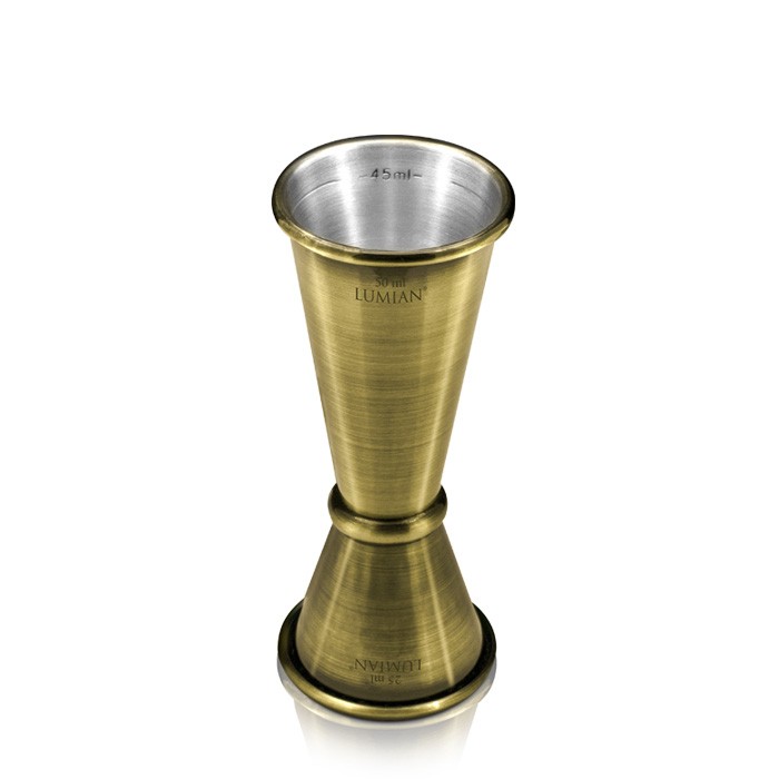 jigger doseador japonês Lumian, quatro medidas de 15/30 a 30/60 ml