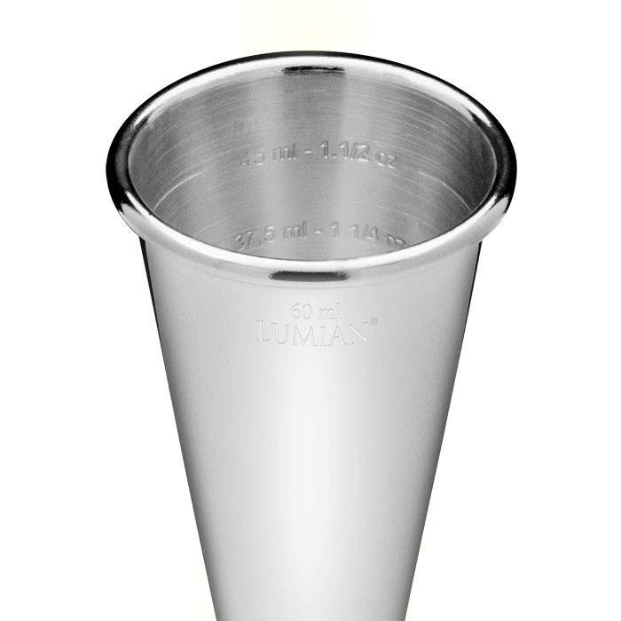 jigger doseador japonês Lumian, quatro medidas de 15/30 a 30/60 ml