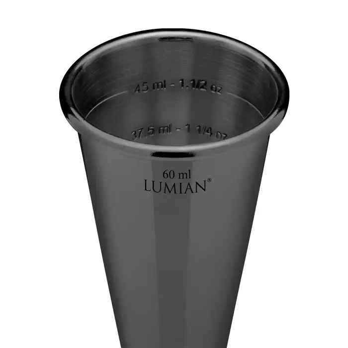 jigger doseador japonês Lumian, quatro medidas de 15/30 a 30/60 ml
