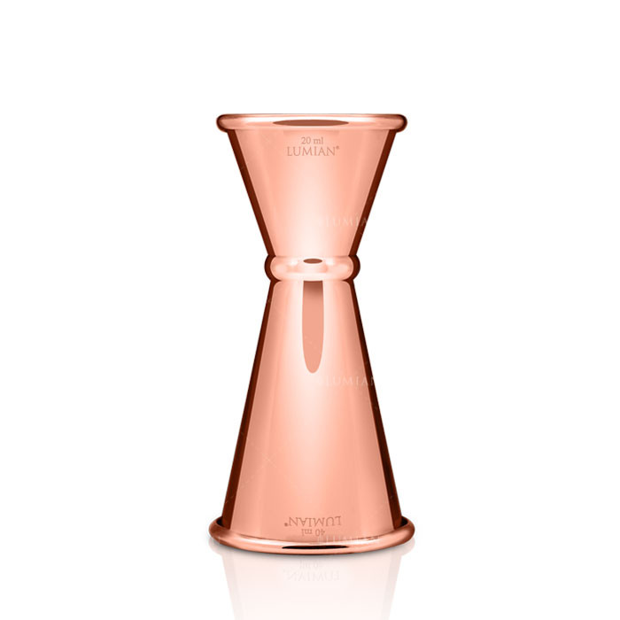 jigger doseador japonês Lumian, duplo cone