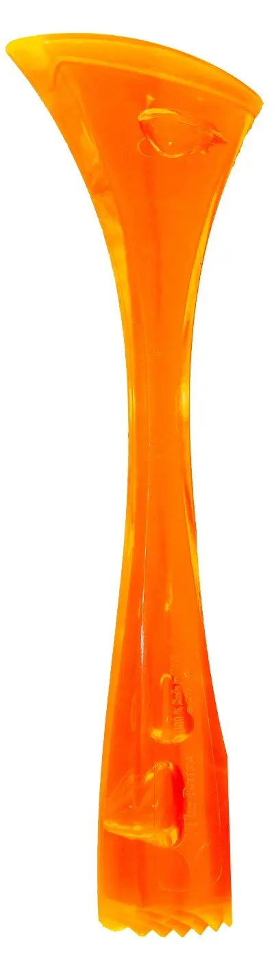 pilão de cocktail em policarbonato, cor laranja fluorescente