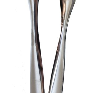 Pinça de gelo 18 cm em aço inoxidável com pontas em garras