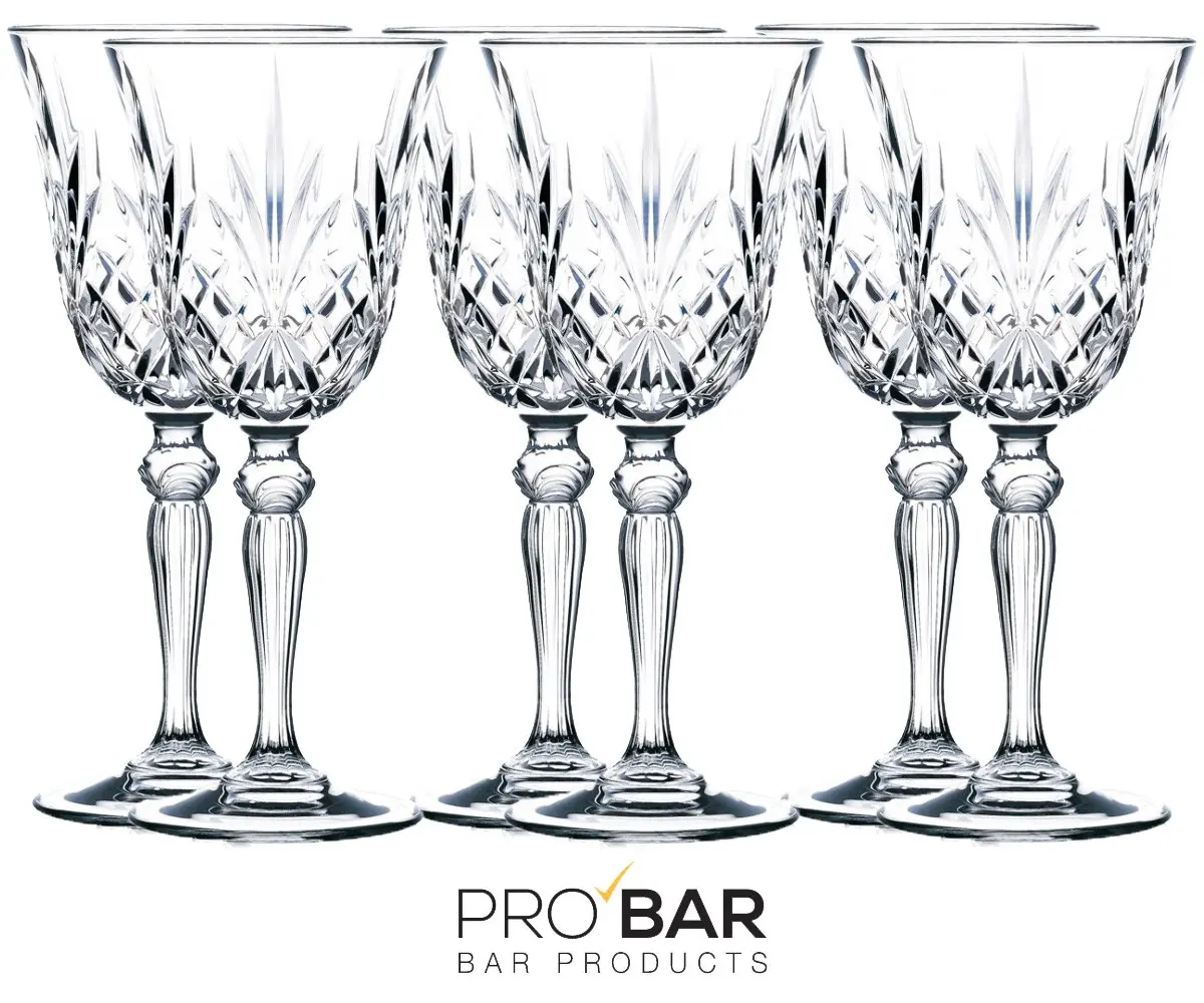 Taça de cocktail Melodia 27 cl em vidro com talhe diamante