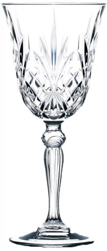 Taça de cocktail Melodia 27 cl, pé trabalhado em talhe diamante